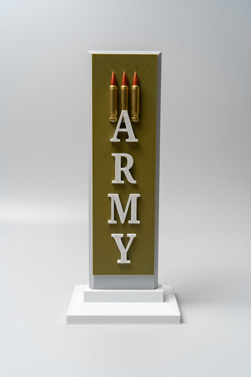 ARMY Vertical Desktop Plaque