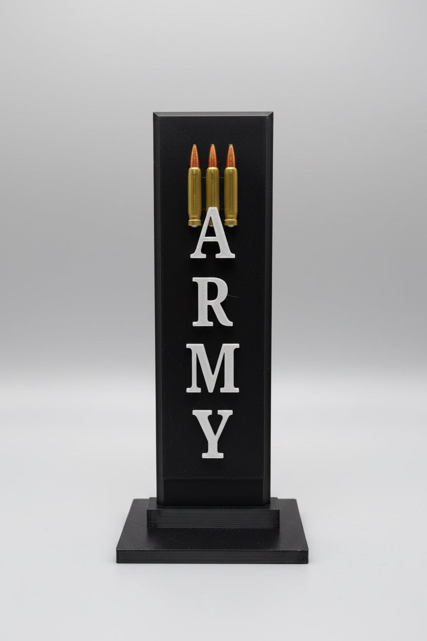 ARMY Vertical Desktop Plaque