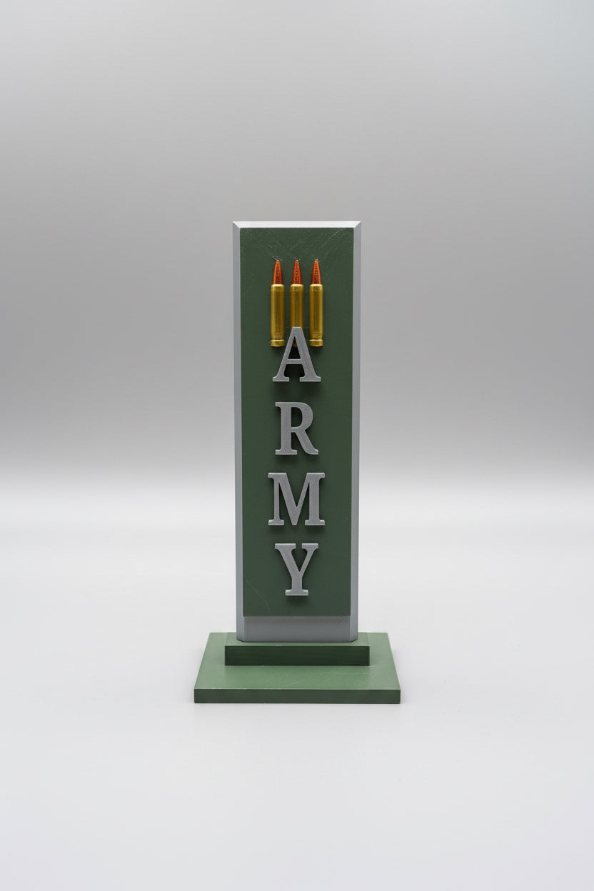 ARMY Vertical Desktop Plaque