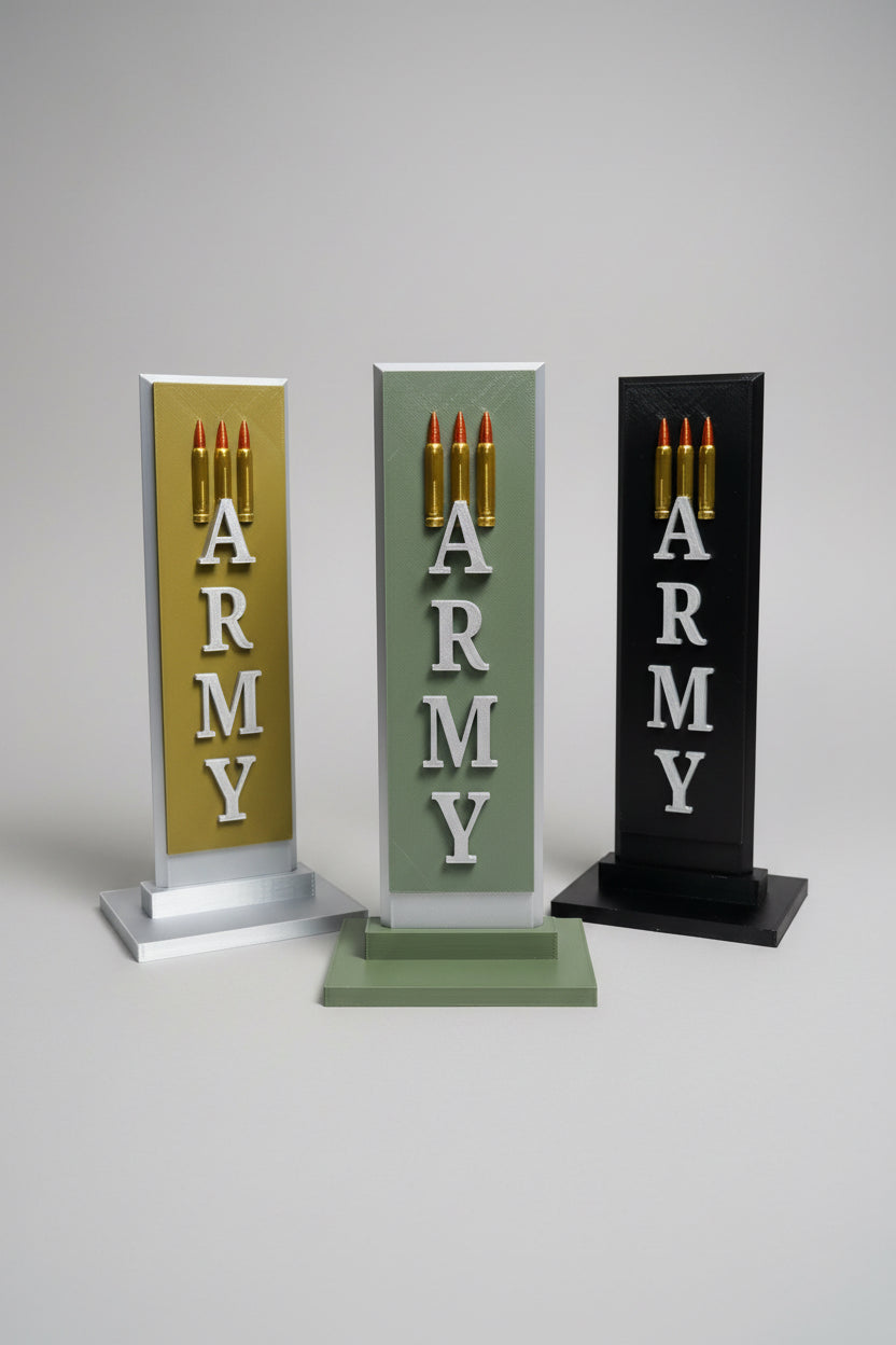 ARMY Vertical Desktop Plaque