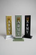 ARMY Vertical Desktop Plaque