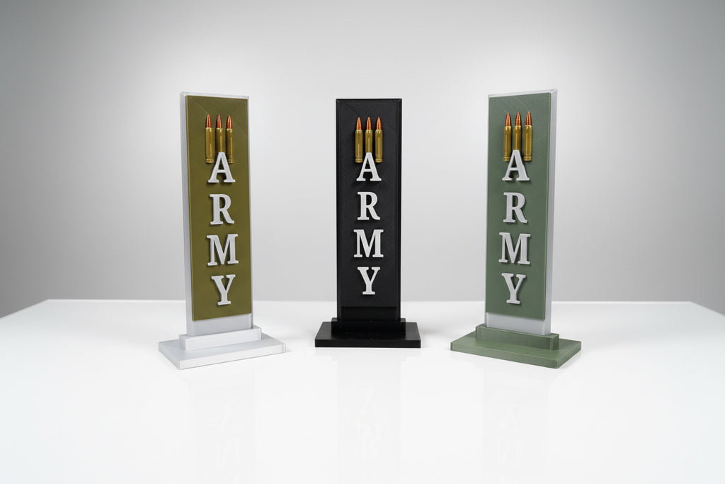 ARMY Vertical Desktop Plaque