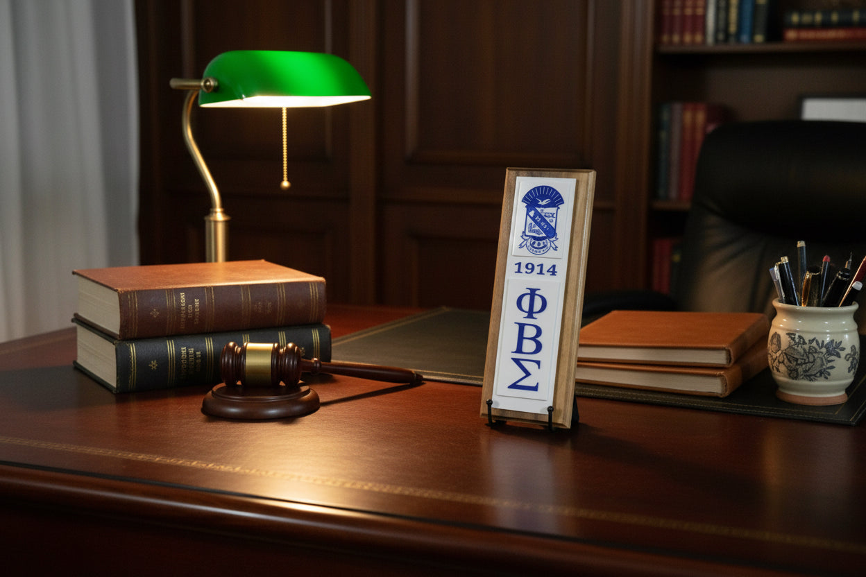 Phi Beta Sigma Vertical Plaque