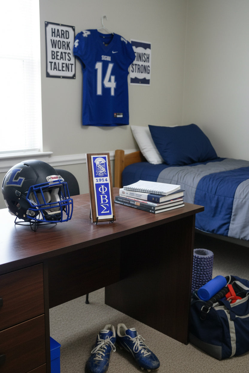 Phi Beta Sigma Vertical Plaque