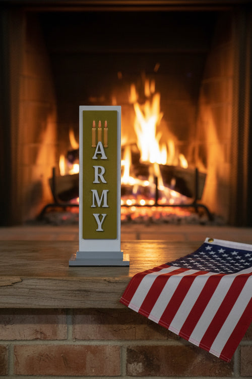 ARMY Vertical Desktop Plaque