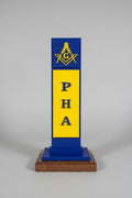 Prince Hall Masons (PHA) Vertical Desktop Plaque
