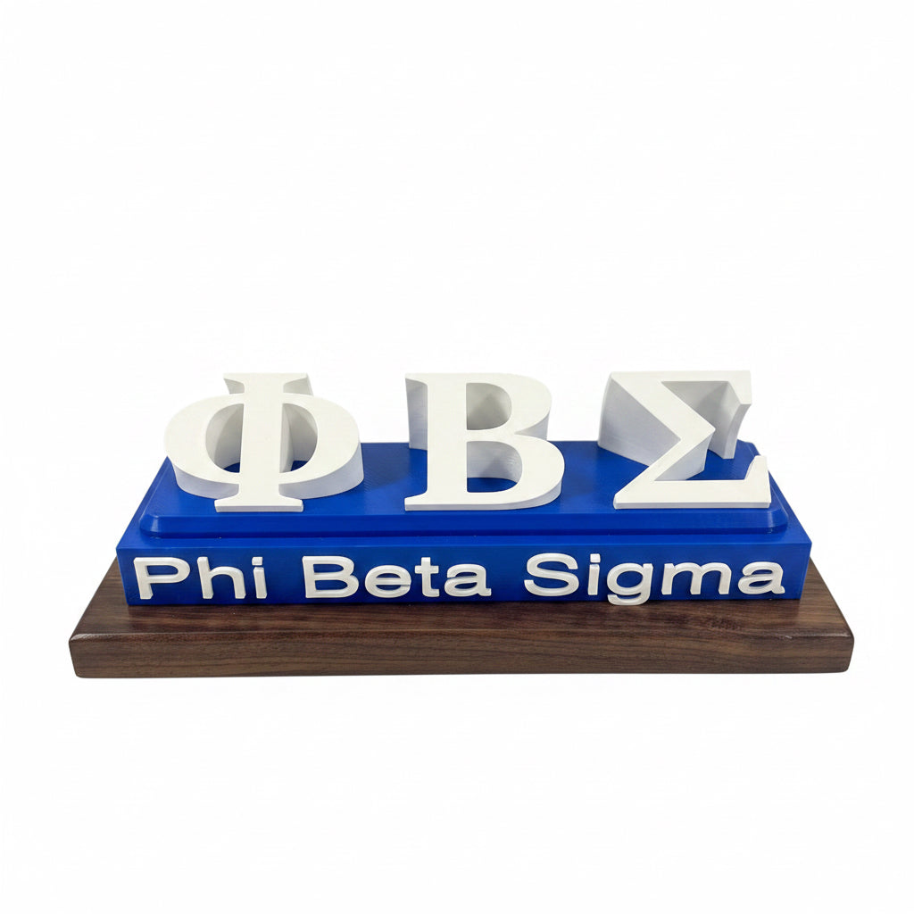 Phi Beta Sigma DELUXE Horizontal Desktop Plaque