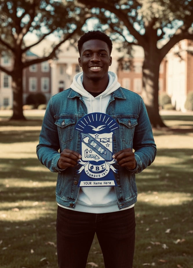 Phi Beta Sigma Crest Plaque - Personalized