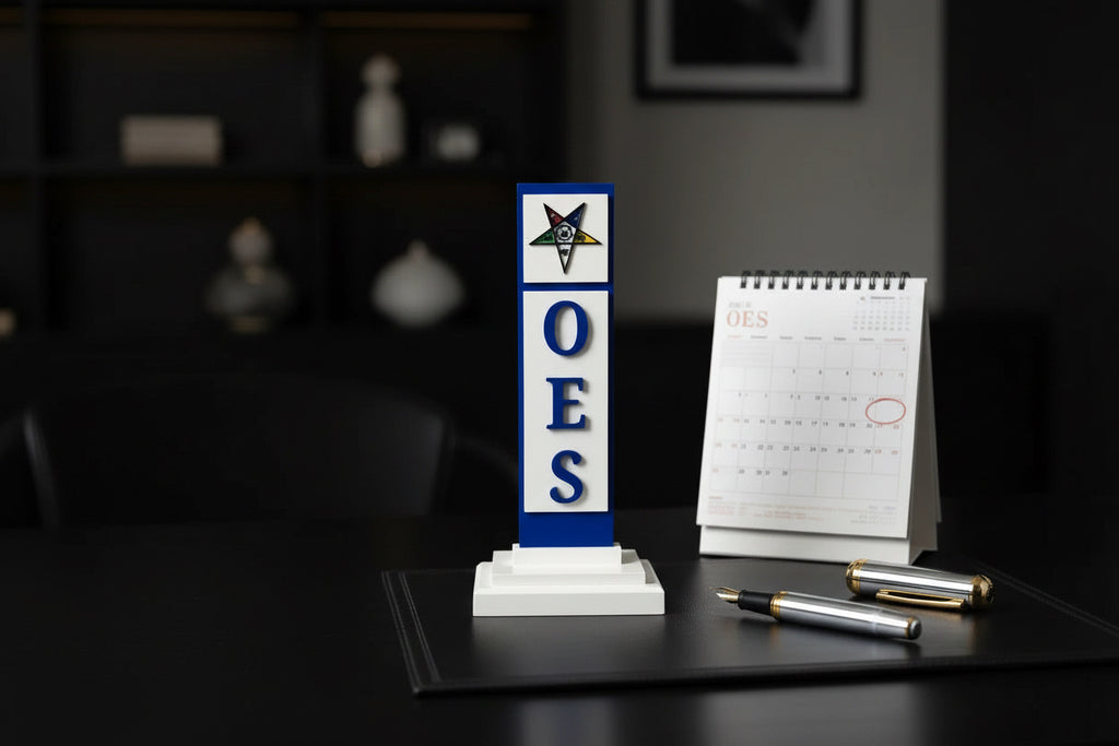 Order of Eastern Star (OES) Vertical Desktop Plaque