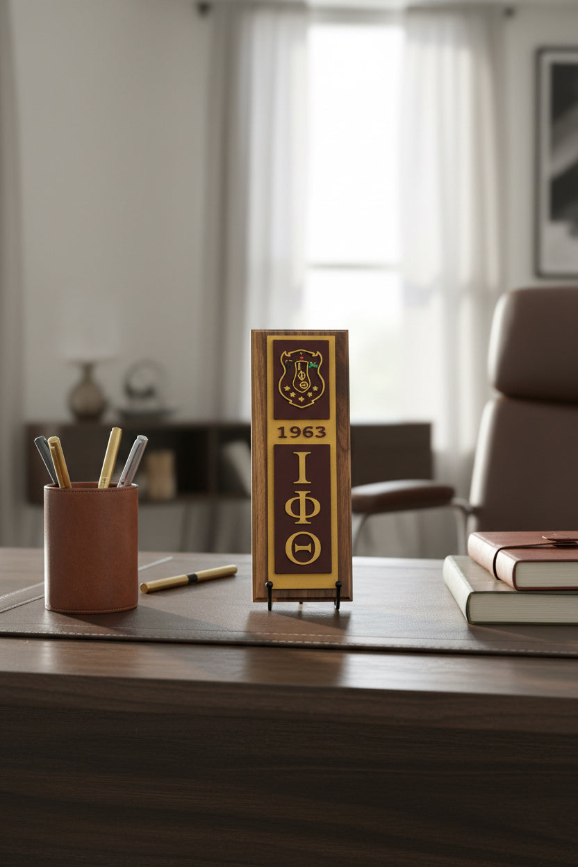 Iota Phi Theta Vertical Plaque