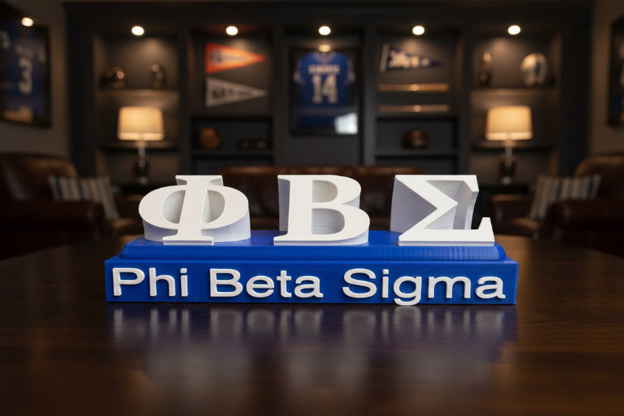 Phi Beta Sigma DELUXE Horizontal Desktop Plaque