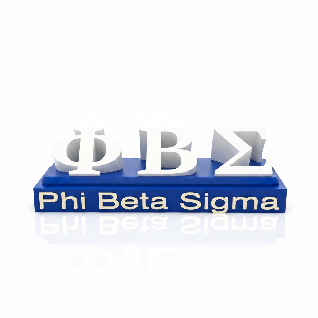 Phi Beta Sigma DELUXE Horizontal Desktop Plaque