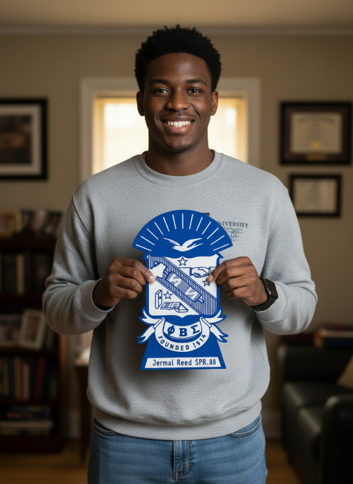 Phi Beta Sigma Crest Plaque - Personalized