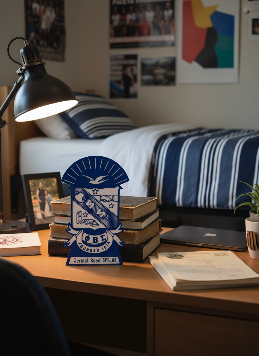 Phi Beta Sigma Crest Plaque - Personalized
